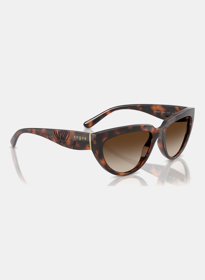 Vogue Full Rim Irregular Sunglasses 5629S, 54, 2718, 13 - Image 3